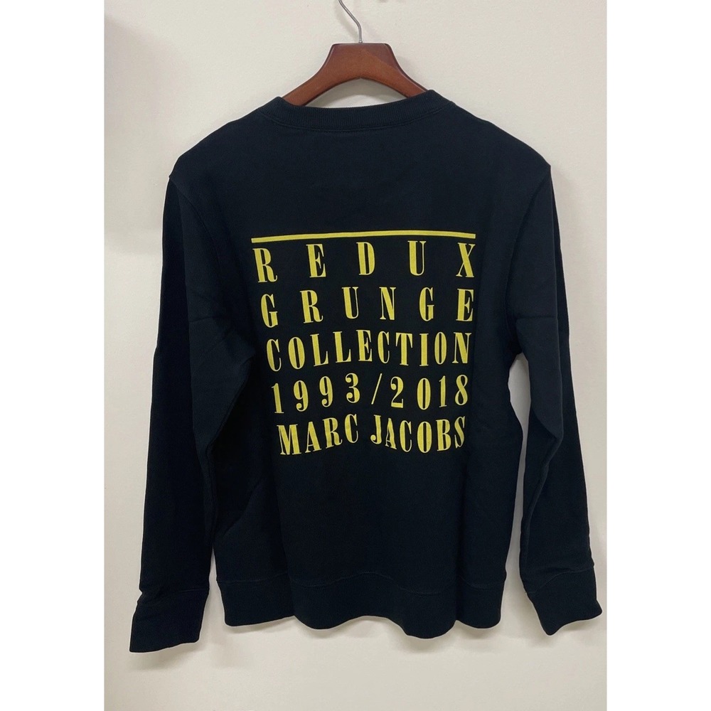 XS NIRVANA Lawsuit 2018 NOS Marc Jacobs Redux Grunge Sweatshirt‎ Unisex-Oversize - Picture 7 of 12